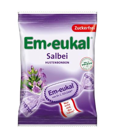 Buy EM-e-e-owl Sage Cough Candy 75g | Herbal & Aromatic - High-Quality Essential Oils & Vitamin C - 20 Pack - Buy Online on GoSupps.com