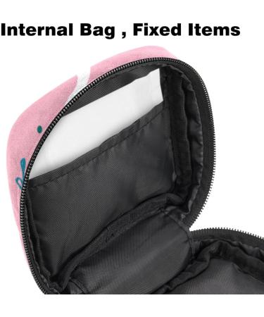 Shop Portable Women's Binding-Storage Bags | Menstrual Cup Bags & Tampon Pockets for Teens - Swan Pink Multicolor - Buy Online on GoSupps.com