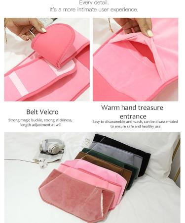 MAIES Hot Water Bottle with Plush Waist Cover | Tummy & Belly Pain Relief | Winter Warmth | International Shipping Available - Buy Online on GoSupps.com