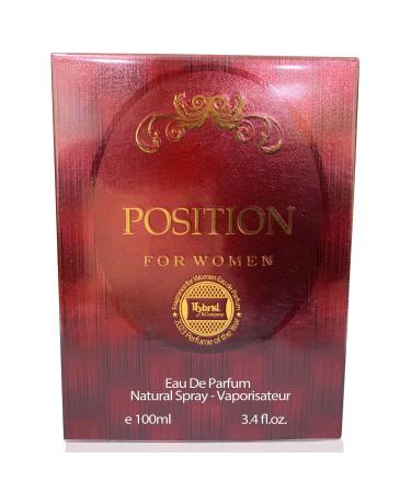Hybrid & Company Position for Women Eau De Parfum Natural Spray Sensual Scent 3.4 Fl Oz Position 3.4 Fl Oz (Pack of 1) - Buy Online on GoSupps.com
