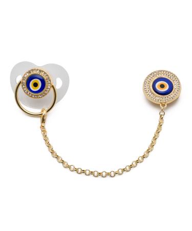 G k-T rk pacifier chain + pacifier Besiktas logo Fenerbahce Allah symbol Nazar (Nazar)