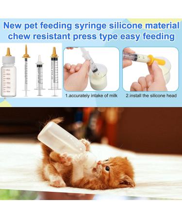 Vibury Mini Pet Feeding Kit - 23 Silicone Nipples & Syringes for Puppies Dogs & Cats - Perfect for International Shipping - Buy Online on GoSupps.com