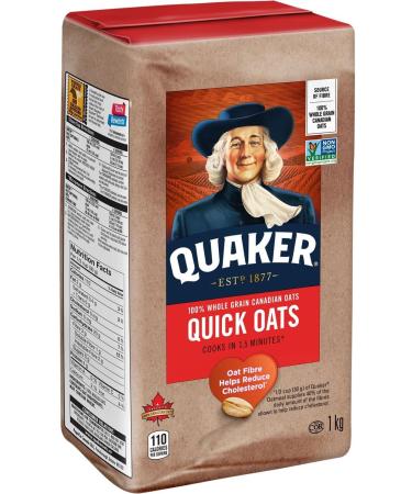 Quaker Quick Oats Multi-Pack 1kg (Pack of 12) - Buy Online on GoSupps.com
