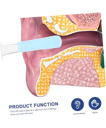 FOMIYES 10pcs Ergonomic Ear Cleaning Kit Silicone Earwax Removal Tips Soft Ear Cleaner for Comfortable Use - Buy Online on GoSupps.com