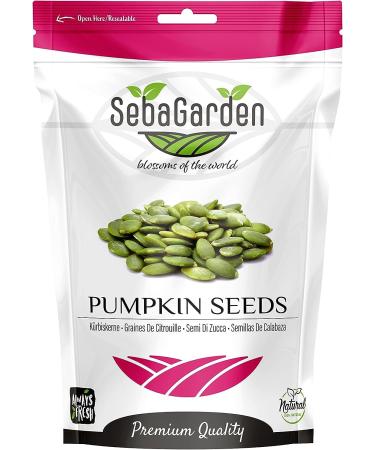 Seba Garden Pumpkin seeds 1000 g quality class AA raw protein source GWS (grown without shell) high fiber content iron source genetic engineering (AA-Class) 1 kg