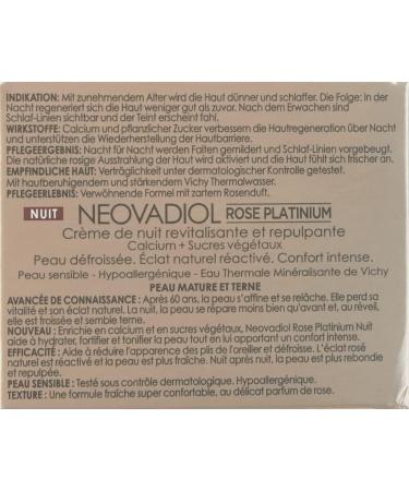 VICHY Neovadiol Rose Platinium Night Care Cream - Almond - 50ml - Buy Online on GoSupps.com