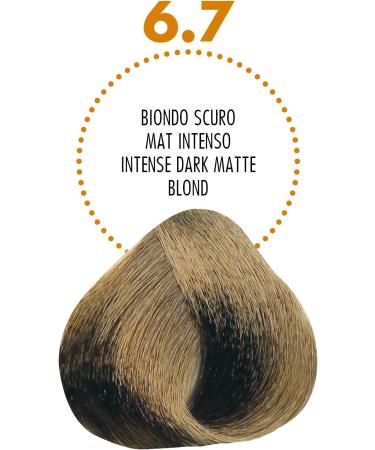  Compagnia Del Colore Compagnia Del Colore Professional Long-Lasting Hair Color Cream Delicate Nourishing Moisturizing Hair Dye Protective with Orange Butter and Honey Intense Matte Dark Blonde 6.7 100 ml - Buy Online on GoSupps.com