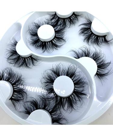 HBZGTLAD 56 Pairs Fluffy Faux Mink 3D False Eyelashes - Natural Strip Lashes Pack (WX28) - Buy Online on GoSupps.com