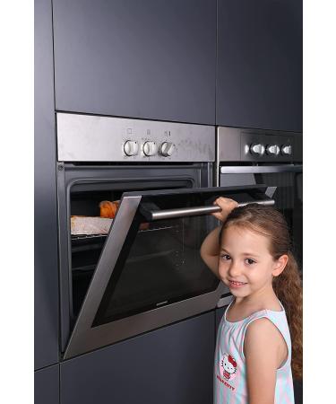 2 Pack RENAISSANT Oven Lock Child Safety Heat-Resistant Baby Proof Locks - Easy Installation, No Drilling Needed - Buy Online on GoSupps.com
