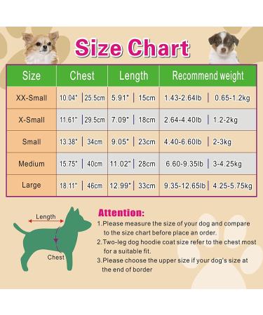 Jecikelon Winter Dog Hoodie Sweatshirt with Pockets - XX-Small Coffee | Warm Clothes for Small Dogs Chihuahua Coat Puppy Cat Costume - Buy Online on GoSupps.com
