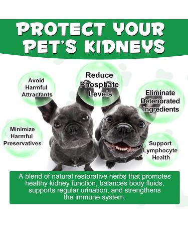 Kidney Support Drops for Dogs and Cats 60ml for Healthy Kidney Function in Cats and Dogs Natural Herbal Supplements Increase Immunity (Dogs) - Buy Online on GoSupps.com