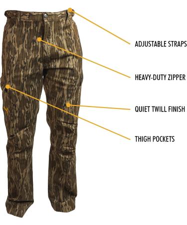 HOT SHOT Men's Camo Performance Pant - Versatile Outdoor Hunting Pants in Medium Mo Original Bottomlands Camo - Buy Online on GoSupps.com