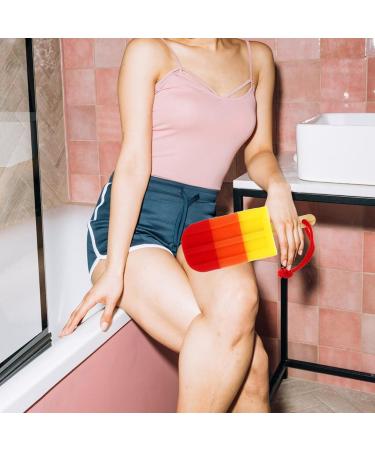 NOLITOY Ice Cream Shaped Exfoliating Bath Sponge | Premium Body Wash & Scrubber | Ideal Bathing Accessory for Men & Women - International Shipping Available - Buy Online on GoSupps.com