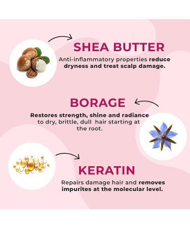 Kashmir Keratin Enriched Ceramic Mask - Sulfate & Paraben Free - 16 oz | For All Hair Types - Buy Online on GoSupps.com