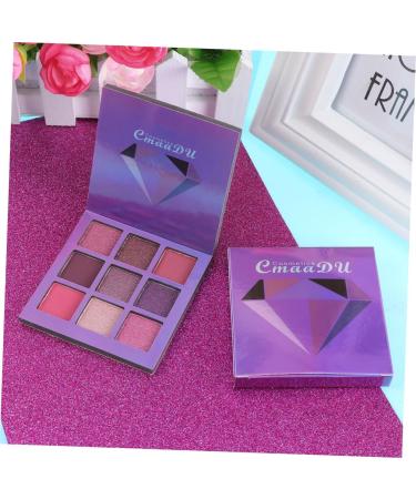 FOMIYES 3pcs 9 Shimmer Eyeshadow Long-lasting Eyeshadow Metallic Eye Shadow Palettes Eyeshadow Palette Flash 1 count (Pack of 1) Purplex3pcs - Buy Online on GoSupps.com