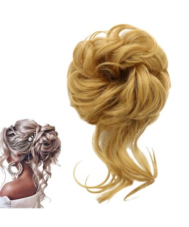 prinfantasy Hair Scrunchies Thick Curly Messy Bun Hairpiece Extensions Wedding Hair Pieces for Women Kids Messy Bun Real Hair Updo Donut Chignons GBFQ012 GBFQ012 One Size