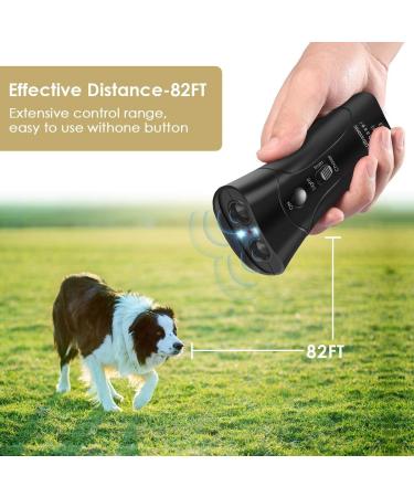 Kuckee Anti Barking Device Dog Barking Deterrent Device Anti Barking Device for Dogs Indoor 33 FT Ultrasonic Handheld Dog Barking Control Device Dog Training Tool Anti Bark Stopper - Buy Online on GoSupps.com