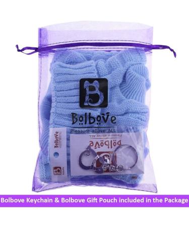 Bolbove Bro'Bear Cable Knit Turtleneck Sweater Blue - X-Small for Small Dogs & Cats - Buy Online on GoSupps.com