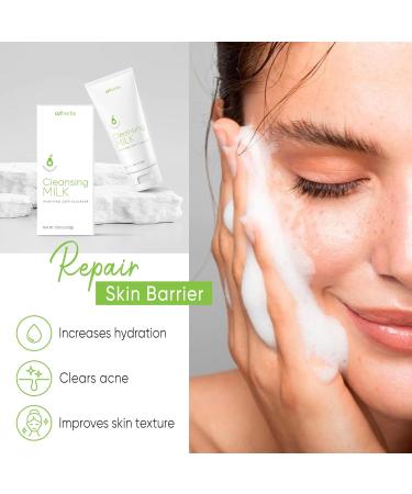 CVI HERBS Cleansing Milk with Avocado Oil Purifying Deep Cleanser for Gentle & Hydrating Face Care 100g - Buy Online on GoSupps.com