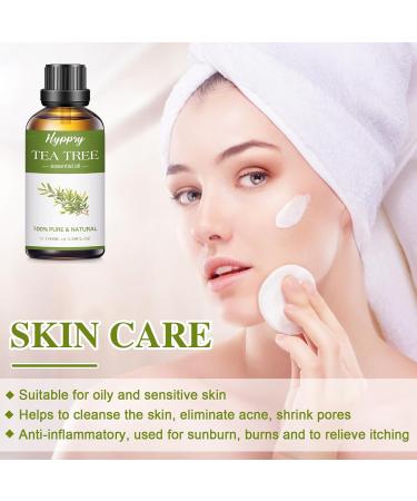 100ml Tea Tree Essential Oil - Therapeutic Grade, 100% Pure & Natural, for Diffuser, Skin Care, Hair Growth, Toenail, Home Cleaning, Candle Making - with Dropper - Buy Online on GoSupps.com