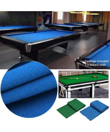 MOIAK Pool Table Cloth - Premium Billiard Felt for 7 or 8 ft Tables | 340x145 cm | Blue | Ideal for Bars, Clubs, and Hotels - Buy Online on GoSupps.com