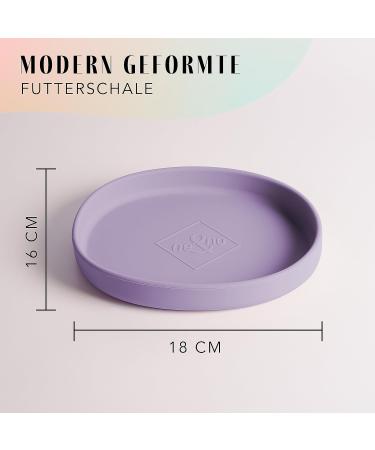 Buy Silicone NE & NO Food Bowl for Small Dogs & Puppies | Wide Travel Bowl for Dry & Wet Food | Purple Camping Water Bowl - Buy Online on GoSupps.com