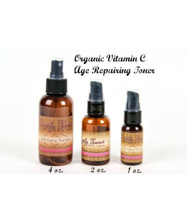 ANTI AGING KIT (4oz SET) Cleanser Toner Moisturizer Vitamin C Skin Care Facial Fine Lines Wrinkle Reducer Cell Pores Organic Vegan Face Firming Lotion 4 Ounce Kit (no bag) - Buy Online on GoSupps.com