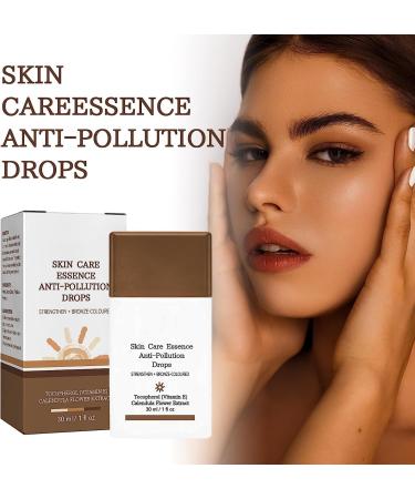 Elephant Bronzi Drops - Face & Body Liquid Bronzer Anti-Pollution Tanning Essence | Drunk Bronzing Drops for Flawless Skin - Buy Online on GoSupps.com