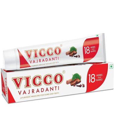 Vicco Vajradanti Ayurvedic Medicine For Gums & Teeth 100g (Pack of 5)