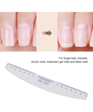 Nail File Manicure File Tool Multipurpose Washable Double Sided 180/180 Grit for Manicure Pedicure - Buy Online on GoSupps.com