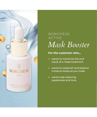 Borghese Active Mask Booster Serum - Pre-Mask Enhancer for Replenishing Moisturizing & Firming Skin - 0.5 Fl Oz - Shop Internationally - Buy Online on GoSupps.com
