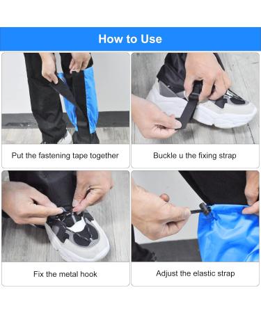 Buy Tnsland Waterproof Outdoor Gaiters - Adjustable Breathable Leg Protection for Hiking Climbing & Snow Trekking - Blue - Buy Online on GoSupps.com