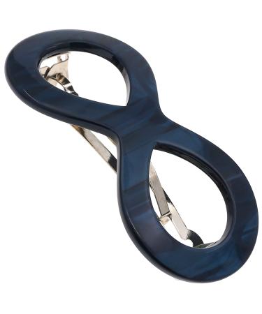 Camila Paris CP3275 French Hair Barrette Clip for Girls  Handmade  Blue  Strong Hold Grip Hair Clips for Women  No Slip and Durable Styling Girls Hair Accessories  Made in France