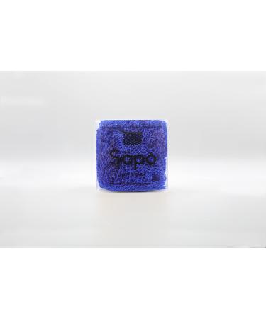Sapo Body Sponge  Authentic African exfoliating Body net  Smooth and Alleviate Dry Skin  5ft Long (Regal Blue)