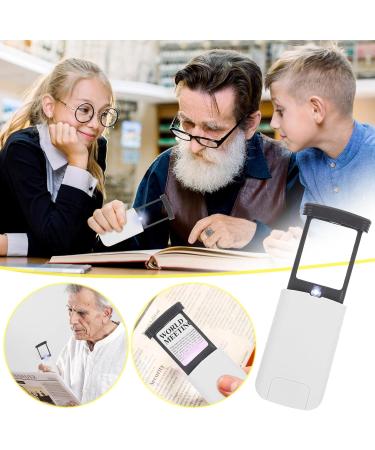 My Order Clearance - Pocket Magnifier Glass 4x Glass with LED Light Folding Pull-Out Glass Reading Tool for Seniors the Old Kids Children Cool Item Find 2024 Colour - Buy Online on GoSupps.com