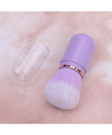 UNIMEIX Retractable Kabuki Brush - Purple Travel Makeup Brush for Liquid, Powder, Contouring, and Cream Foundations - Buy Online on GoSupps.com