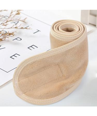 Kinhwa Terry Hair Bands - Adjustable Microfiber Headbands for Makeup Sports & Spa - 3 Pack (65x8 cm) - Buy Online on GoSupps.com
