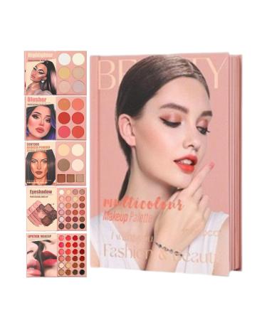 G n rique Colorful Makeup Palette - 67 Colours Book-Shaped Eyeshadow Palette Cosmetic Contour Kit For Women Adults In Love Family Friend Wife