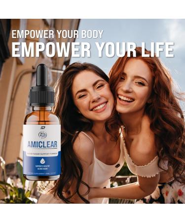 Indelo Amiclear Drops Healthy Formula - Dietary Supplement Drops - Extra Strength Amiclear Liquid Drops Grape Seed Amiclear Drops Reviews (1 Pack - 60 ML) - Buy Online on GoSupps.com