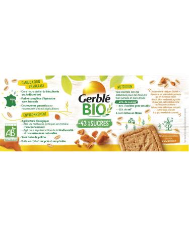 Gerbl Bio Organic Spelt Caramel Flavor Shortbread Low Sugar Palm Oil Free 1 Pack of 12 Biscuits 132g 216752 - Buy Online on GoSupps.com