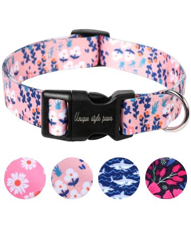 Unique Style Paws Blue Leaves Dog Halison Care Barrows & Linen For Collar Dog Dog Bite Fly Chain Dog Dog Collar Train Collection Gifts For Small Medium Large Dogs S S Blue Leaves