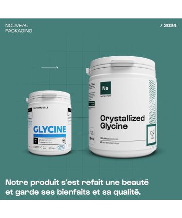 100% Pure Crystallized Glycine | 400 Capsules | Non-GMO Suitable for Vegetarians Injury Prevention Joint Health Sleep Improvement | Nutrimuscle - Buy Online on GoSupps.com