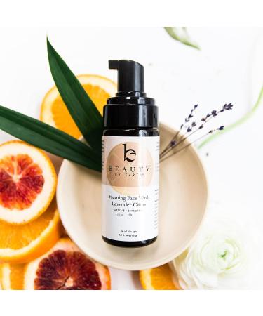 Lavender Citrus Foaming Face Wash - Gentle Hydrating Cleanser for Acne-Free and Clear Skin | Sensitive Skin Friendly | 4.2 Fl Oz - Buy Online on GoSupps.com