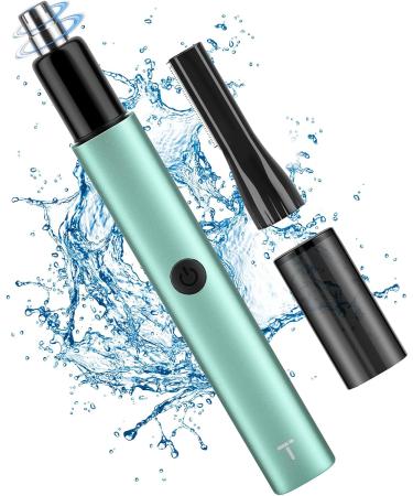 TIFOR Unisex Nose Hair Trimmer - Waterproof Compact & Rechargeable | 8000 RPM Motor for Nose Ear & Eyebrow Hair Removal - Green - Buy Online on GoSupps.com