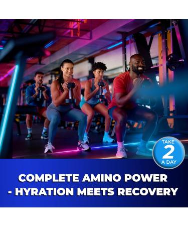 EAA Gummies Supplements All 9 Essential Amino Acids Supplement BCAA Amino Acids Gummies for Men Women Branched-Chain Aminos & Electrolyte Hydration Gummies Gluten Free Raspberry Flavor Vegan 60ct - Buy Online on GoSupps.com