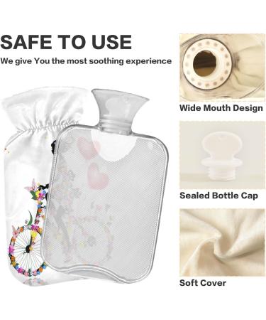Flower Valentine's Day 1L Heat Bottle - Pain Relief & Sports Injury Water Bag - Buy Online on GoSupps.com