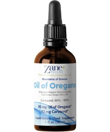 Zane Hellas 50% Oregano Oil - Premium Greek Essential Oil with 86% Carvacrol | 30 ml - Best Oregano Oil Worldwide - Buy Online on GoSupps.com