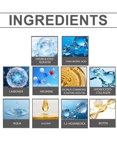  G n rique Essential Hair Oil with Collagen - Castor Oil Biotin & Hyaluronic Acid - Intense Hydration Anti-Frizz Smoothing and Softening - For All Hair Types - 10ml Travel Size - Buy Online on GoSupps.com