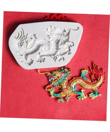 STOBOK Mold Chocolates DIY Chocolate DIY Baking Mould Chocolate Mould Baking Tool Chocolate Making Tools Silicone Baking Supplies Fondant Making Dragon Shape Fondant Cake Fudge Silica Gel - Buy Online on GoSupps.com