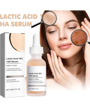 10% Lactic Acid Serum Hyaluronic Acid Serum For Face 3 In 1 Combine Vitamin C Serum For Face Brightening Serum Lactic Acid Pore Shrinking Essence Pore Minimizer & Reducer Shrinking 30ML - Buy Online on GoSupps.com